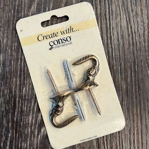 Decorative Brassware Hooks